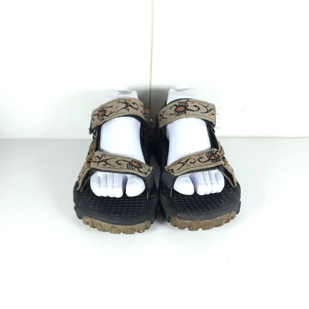 Teva Valkyrie Mens US 8 Brown Waterproof Hiking Outdoor Sandals Shoes